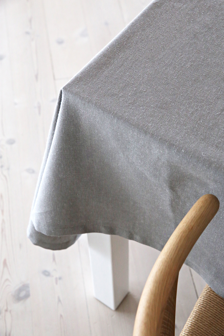 Curtain as tablecloth